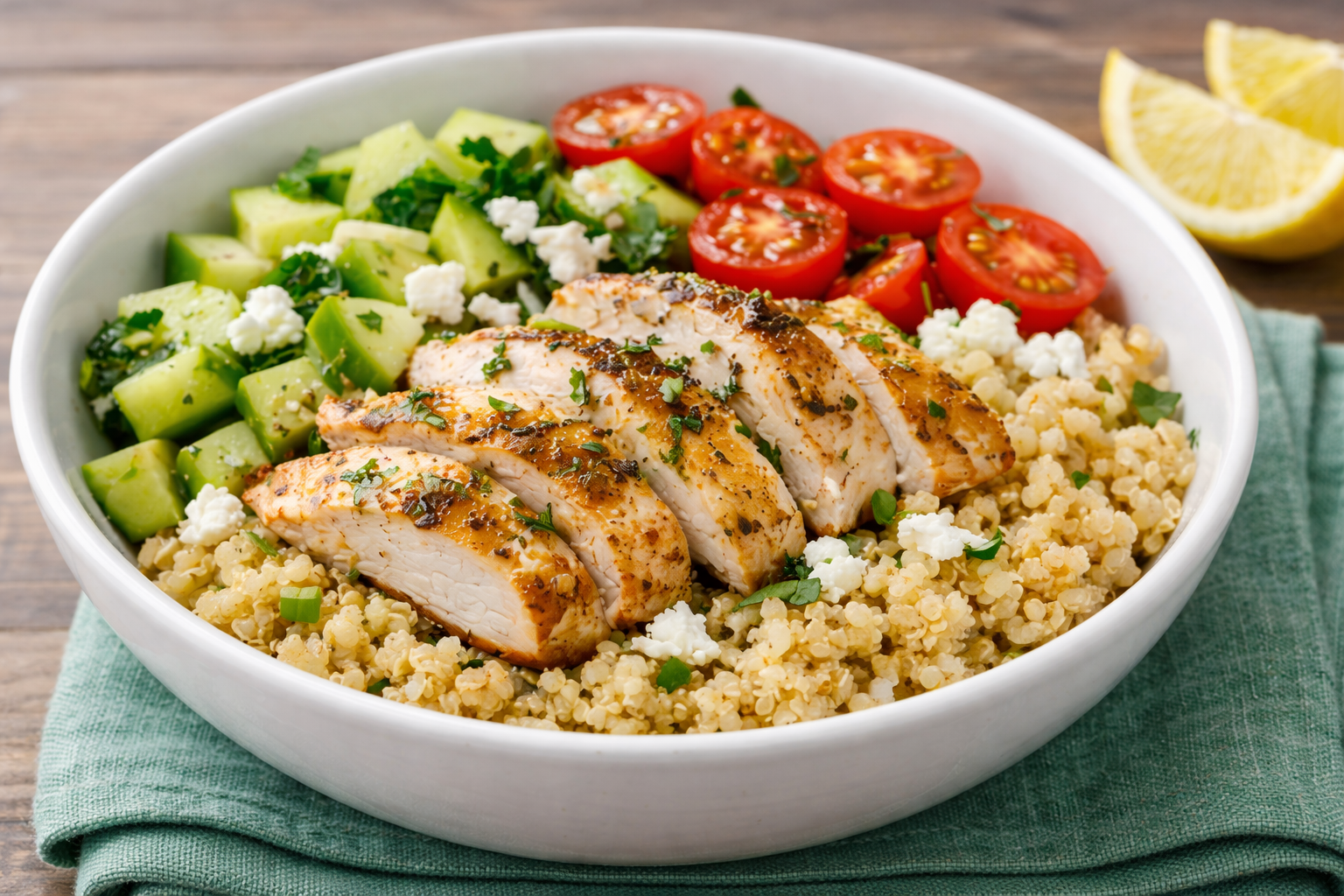 Lemon Herb Chicken Bowl