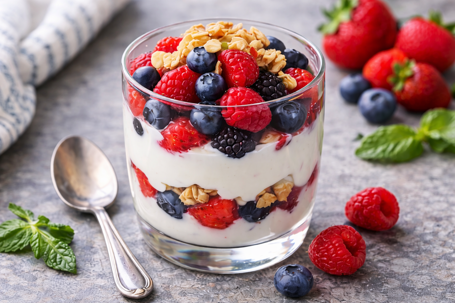 Greek Yogurt Berry Parfait